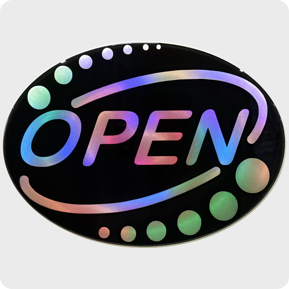 Home 25 inch "open" interior sign